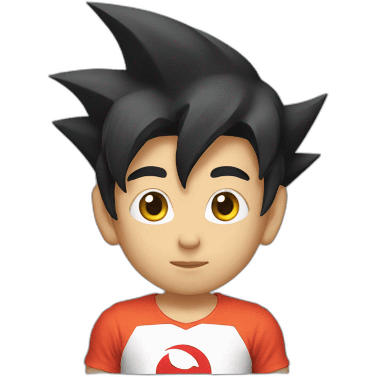 Sangoku wearing tunisia tee-shirt  emoji