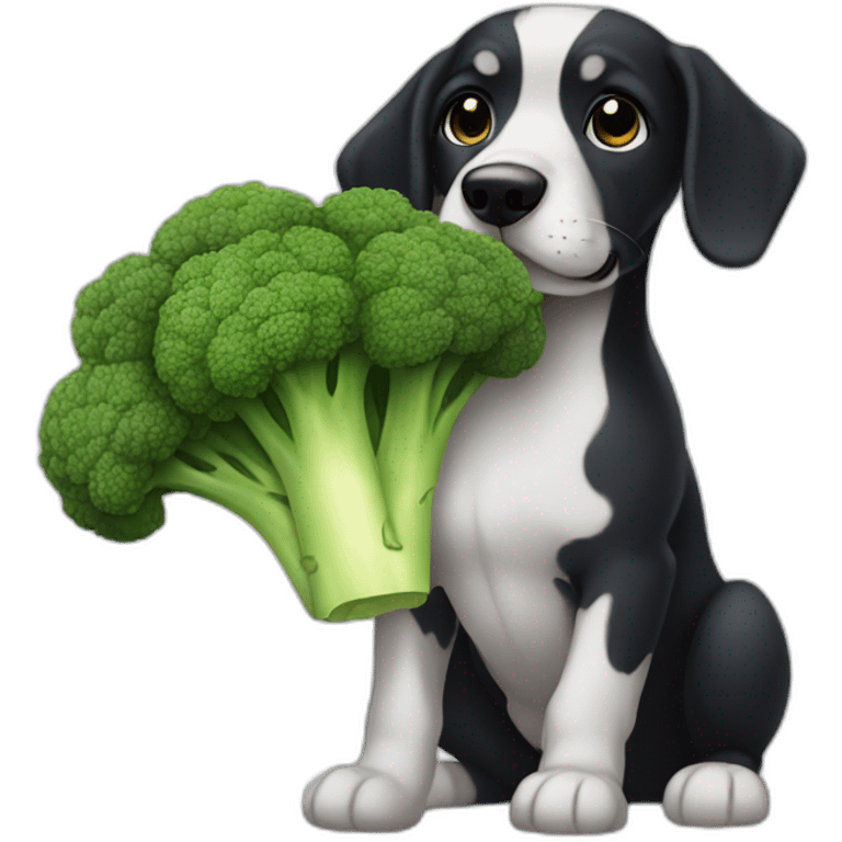 brocoli with a gpt dog emoji