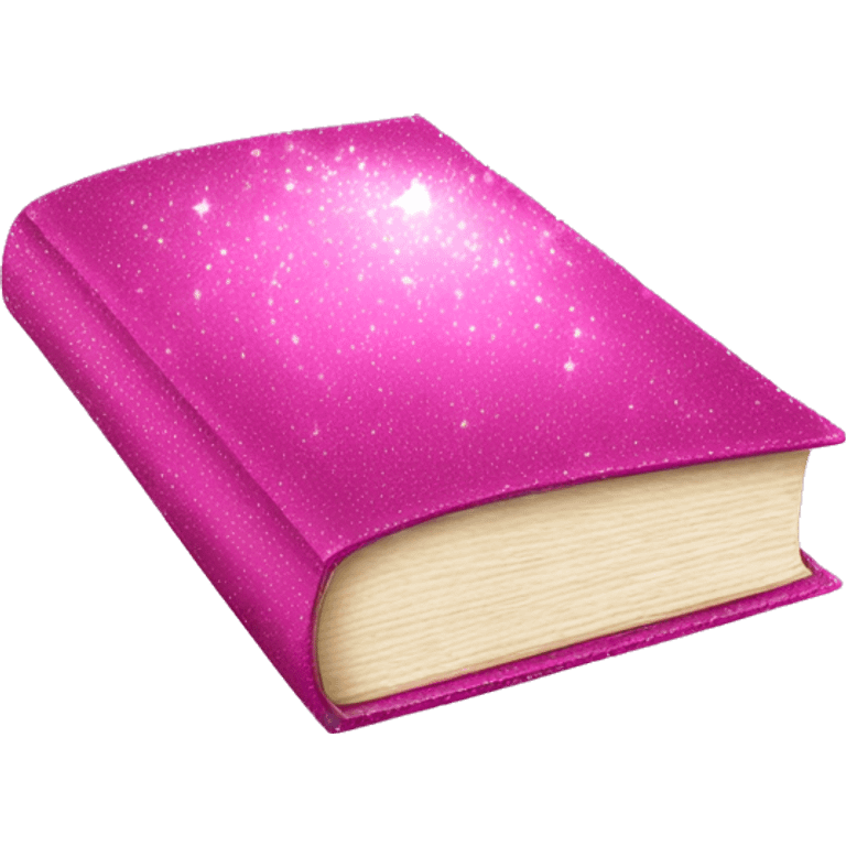 pink sparkling book emoji