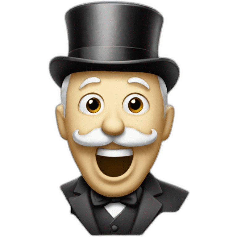 surprised monopoly man  emoji