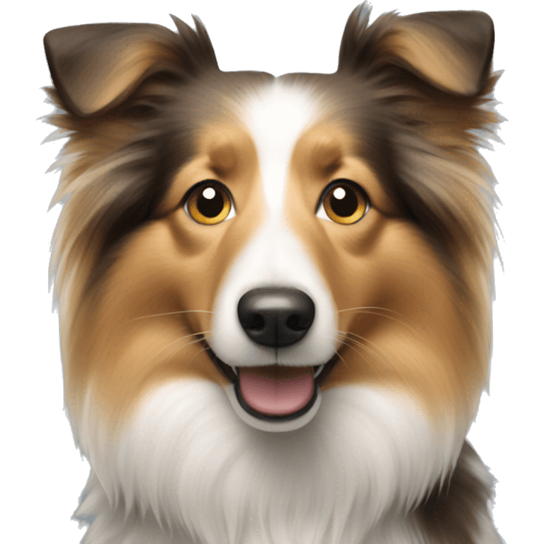 sheltie dog  emoji