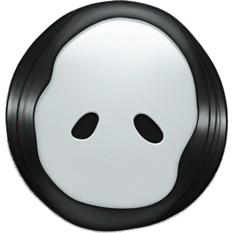 Vinyl record normal no face emoji