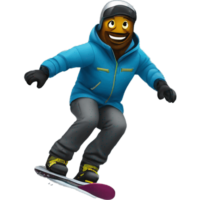 Snowboarding Alley emoji