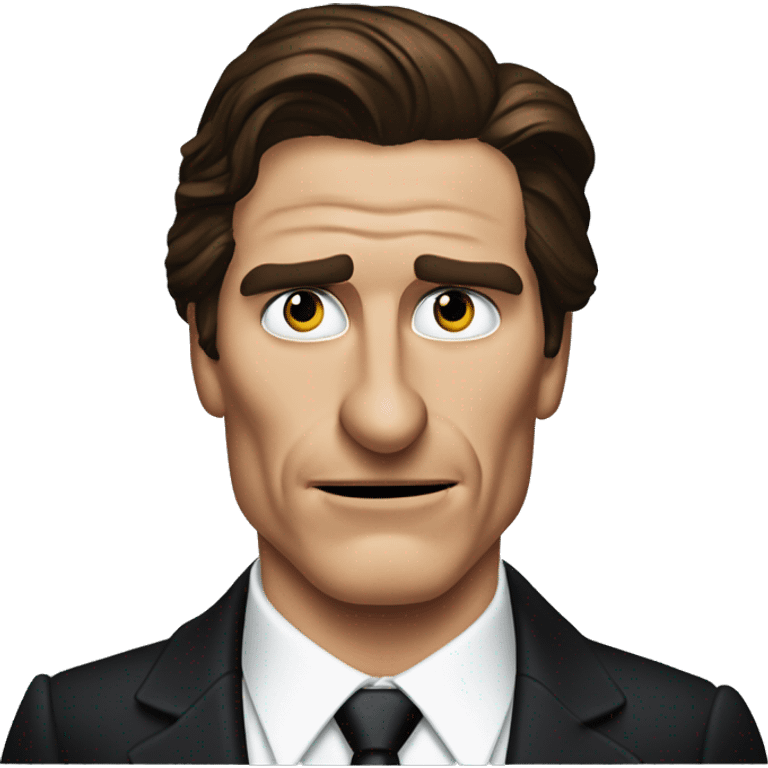 Patrick Bateman Christian bale Donald Duck beak emoji