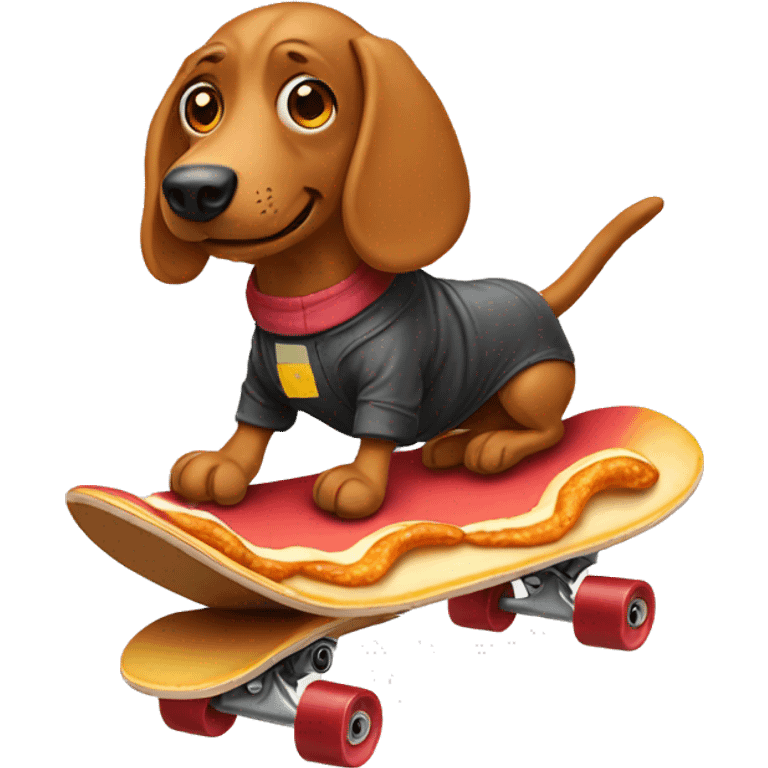 Skateboarding hotdog  emoji