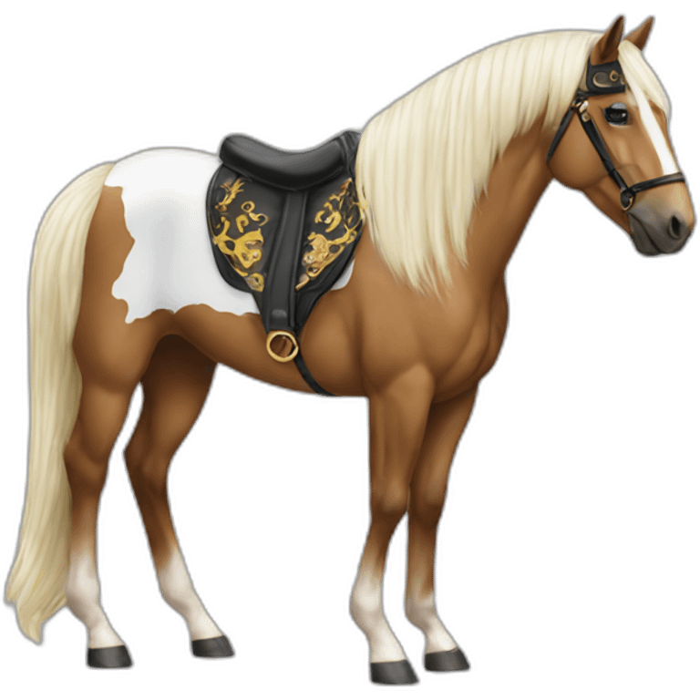 The Horse in the versace coat emoji