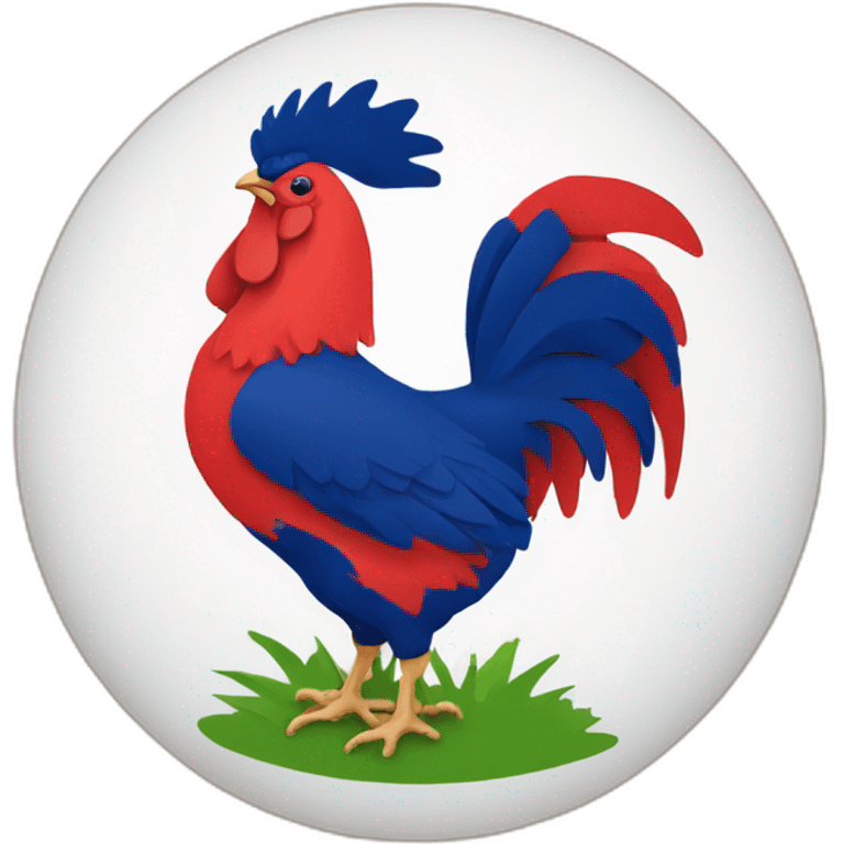 Logo Coq de l’équipe de France de rugby emoji