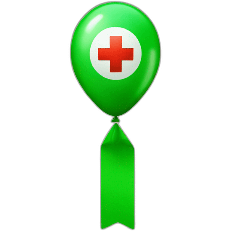 A green check next to a red cross. both balloon like format emoji