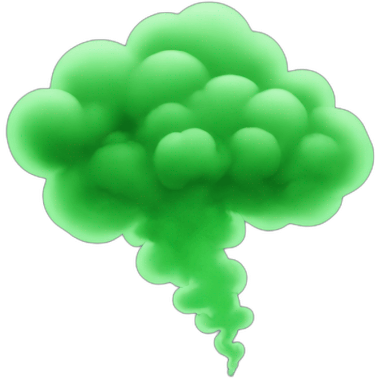 Green smoke emoji