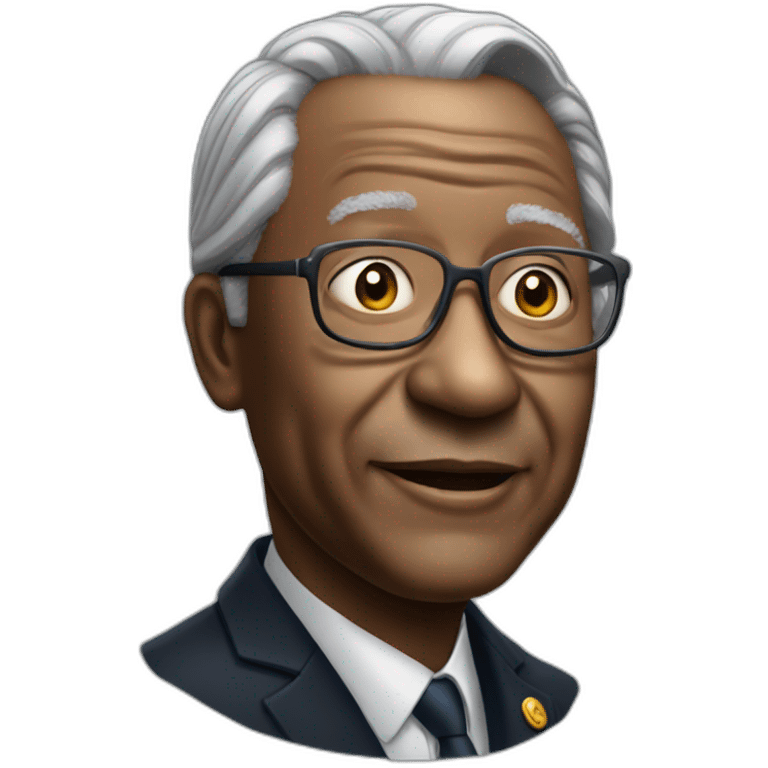 Black man Jean-Marie Lepen emoji