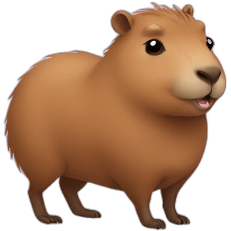 in love capybara emoji