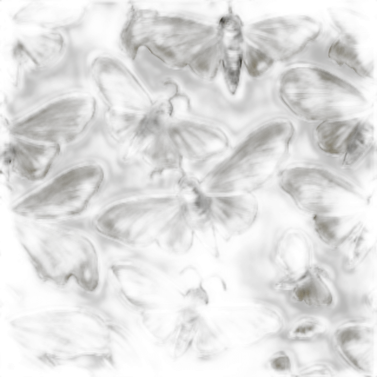 Spooky moth emoji