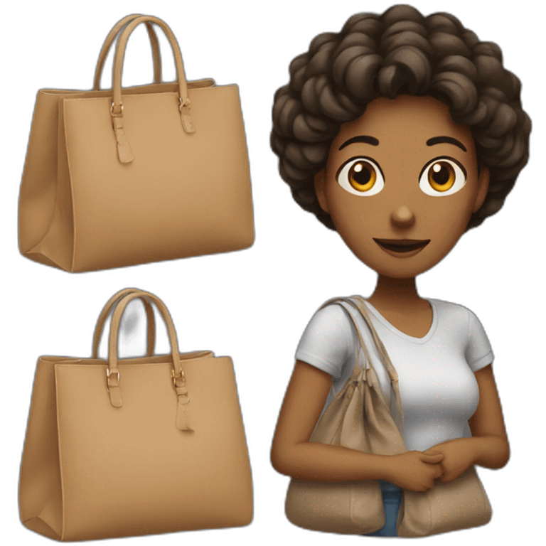 Bags woman emoji