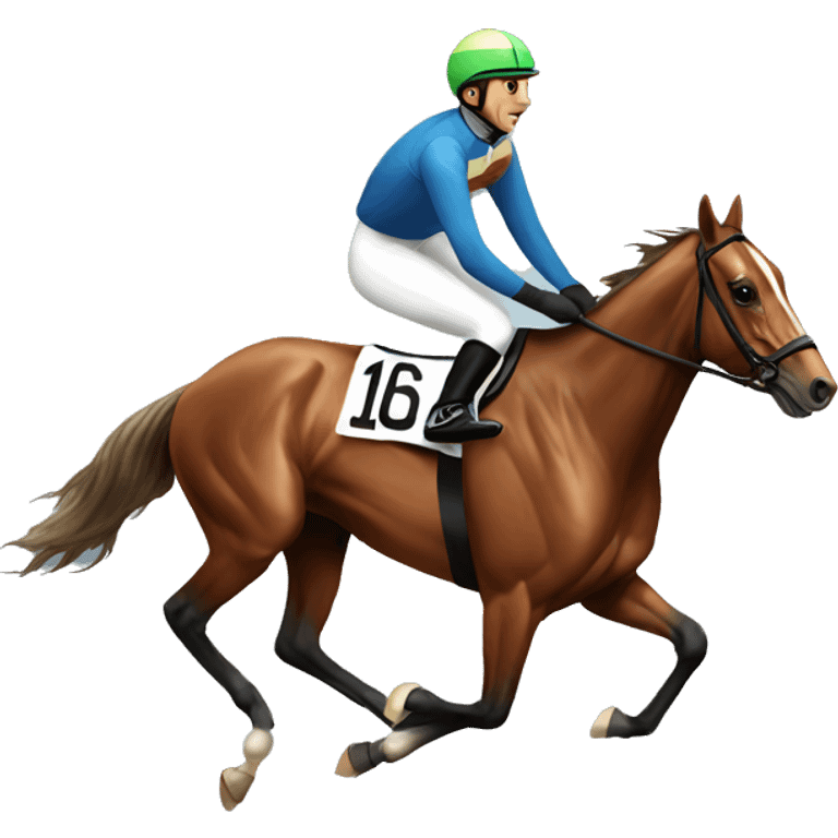 Racing horse  emoji