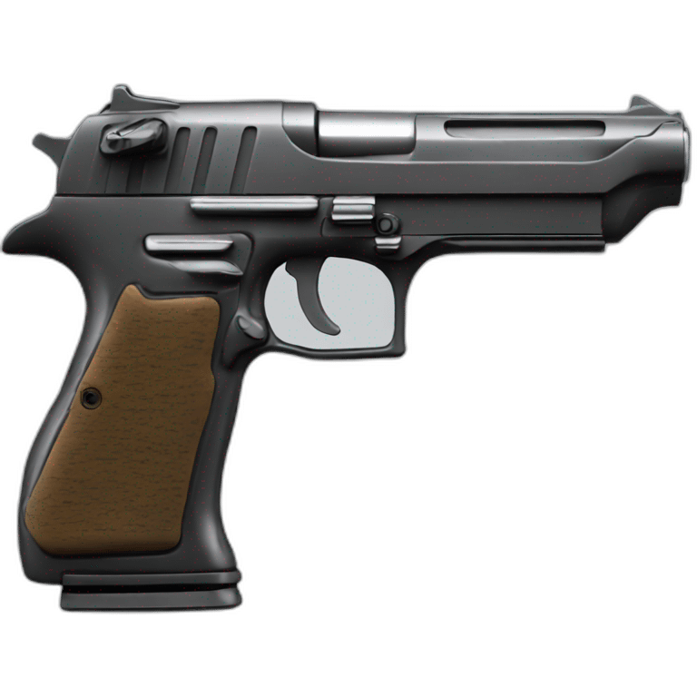 desert eagle gun toy emoji