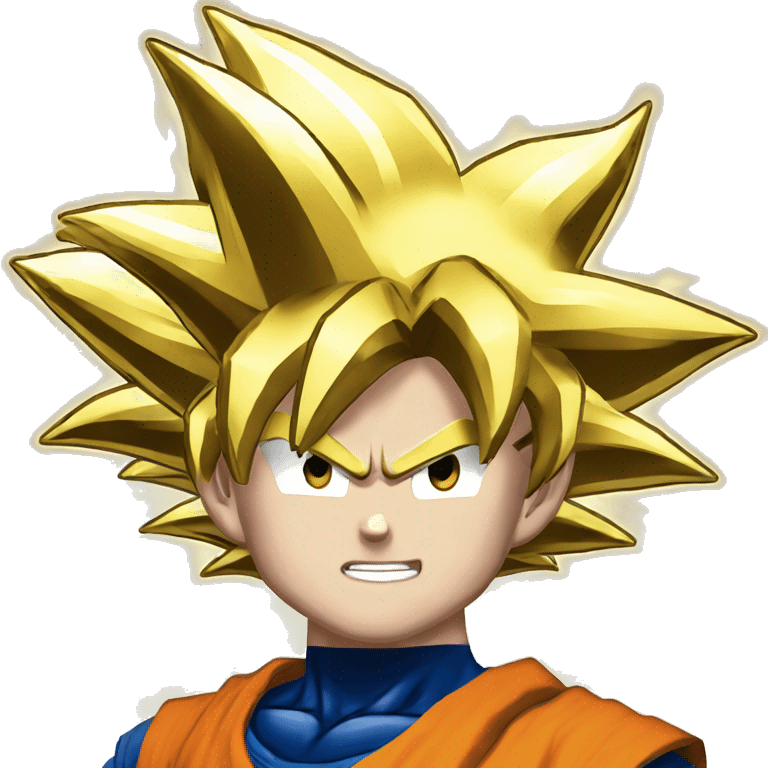 Goku super saiyen gold emoji