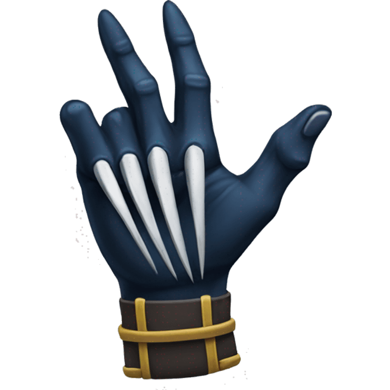 Wolverine hand with claws emoji