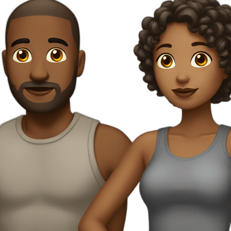 brown-guy-black-girl-couple emoji