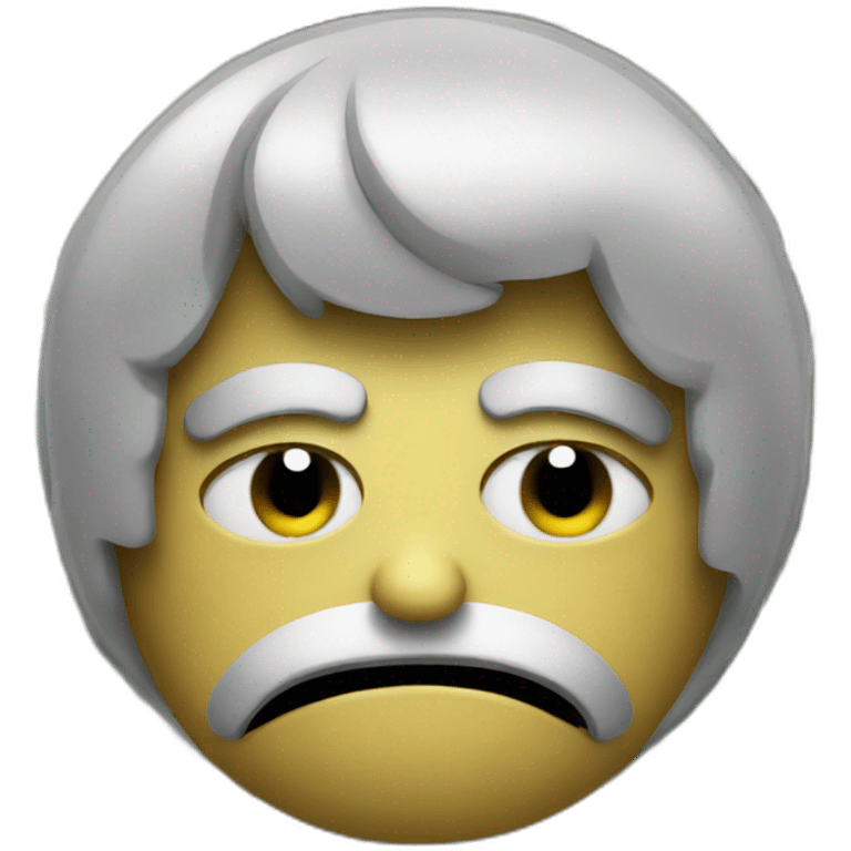 Sad angry money emoji