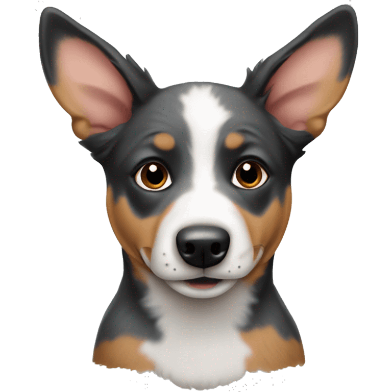 Australian cattle dog puppy emoji