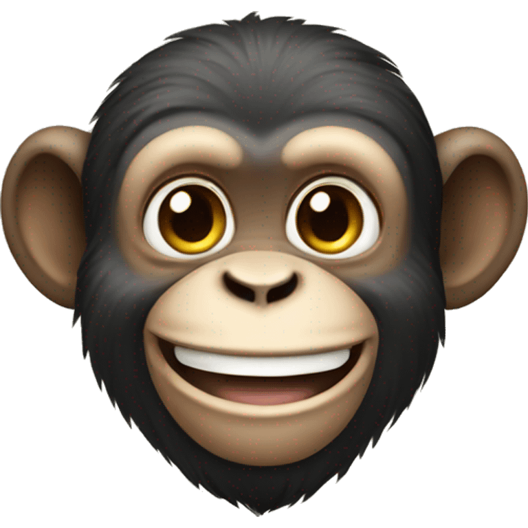 monkey smiling emoji