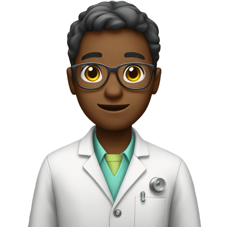 Boy lab scientist  emoji