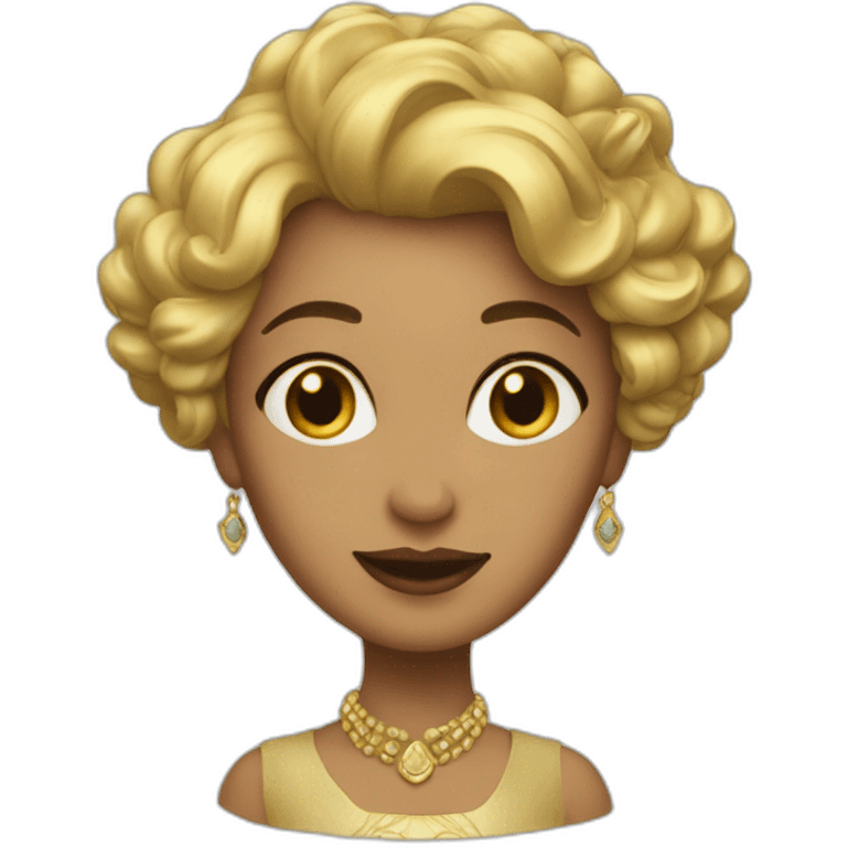 Madame-dorée emoji