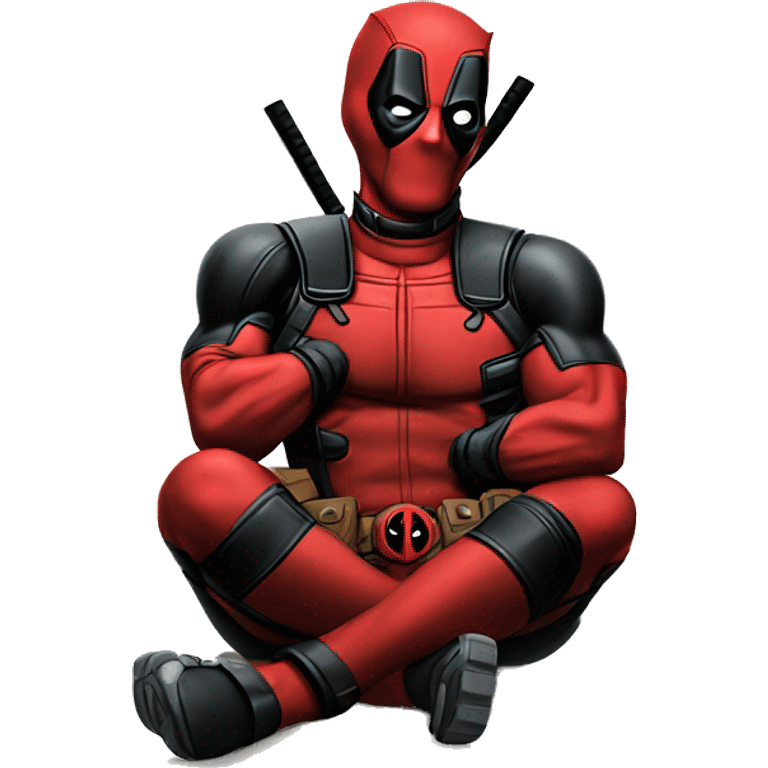 deadpool bored emoji