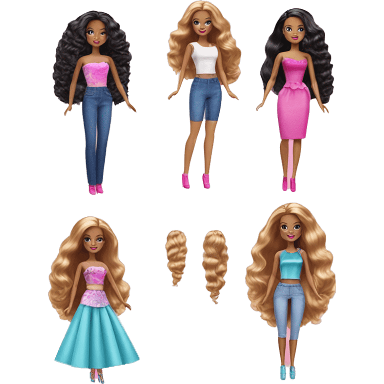 barbie is a designer emoji