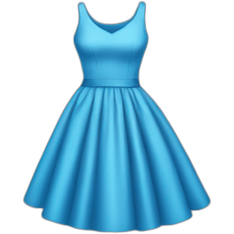 Blue dress emoji