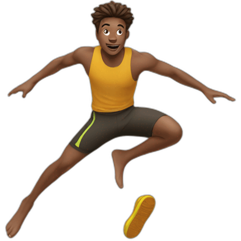 Short jump emoji