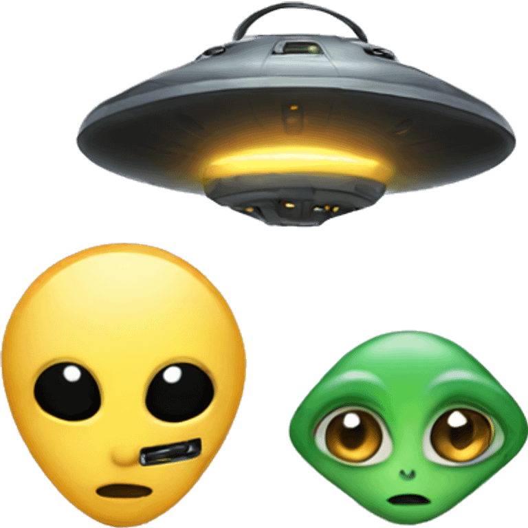 Alien and ufo emoji