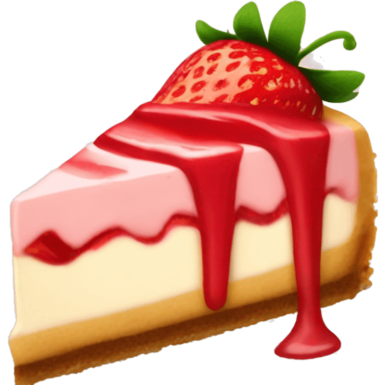 strawberry cheesecake  emoji