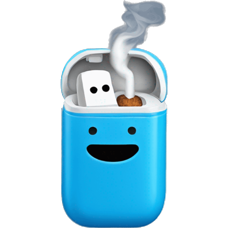 blue iqos smoking  emoji