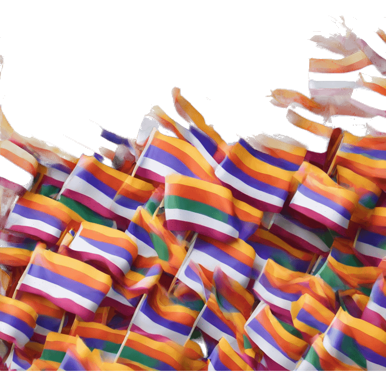 lesbian flag like the keyboard emoji lgbt flag but make it lesbian colors emoji