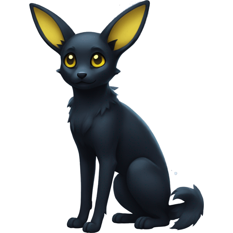 Lunar Nebula Umbreon full body emoji