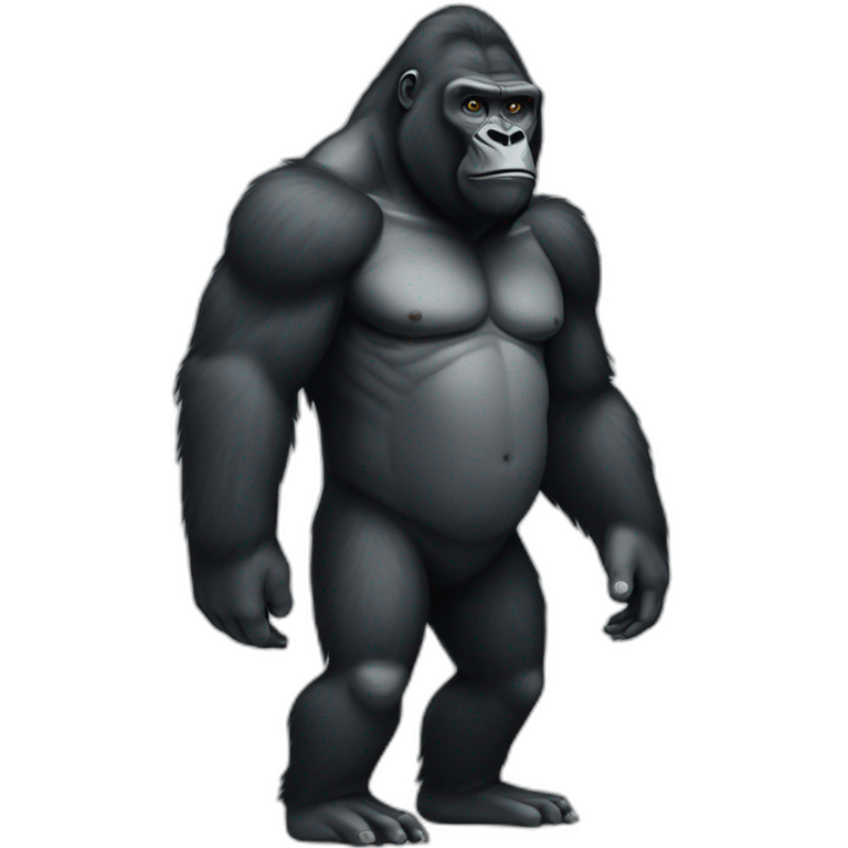 gorilla full body emoji