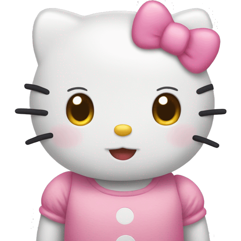 Cute Hello kitty emoji