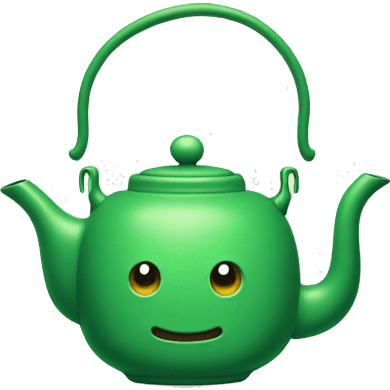 Green teapot emoji