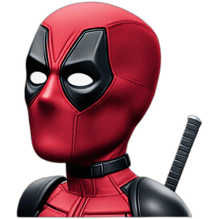 Deadpool fa il segno di vittoria con le dita emoji