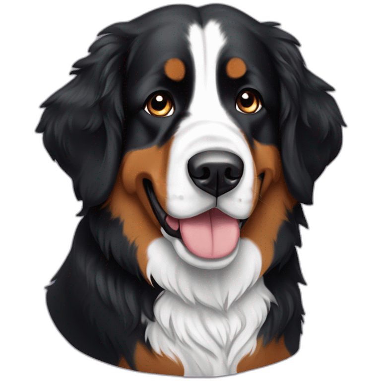 Bernese mountain dog chaussette emoji