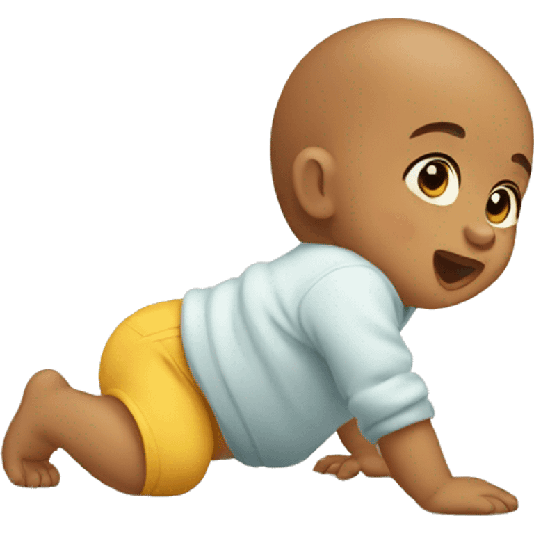 baby crawling emoji