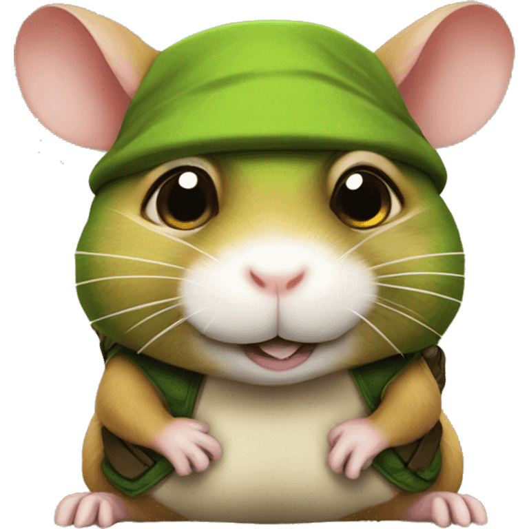 Teenage mutant ninja hamster emoji