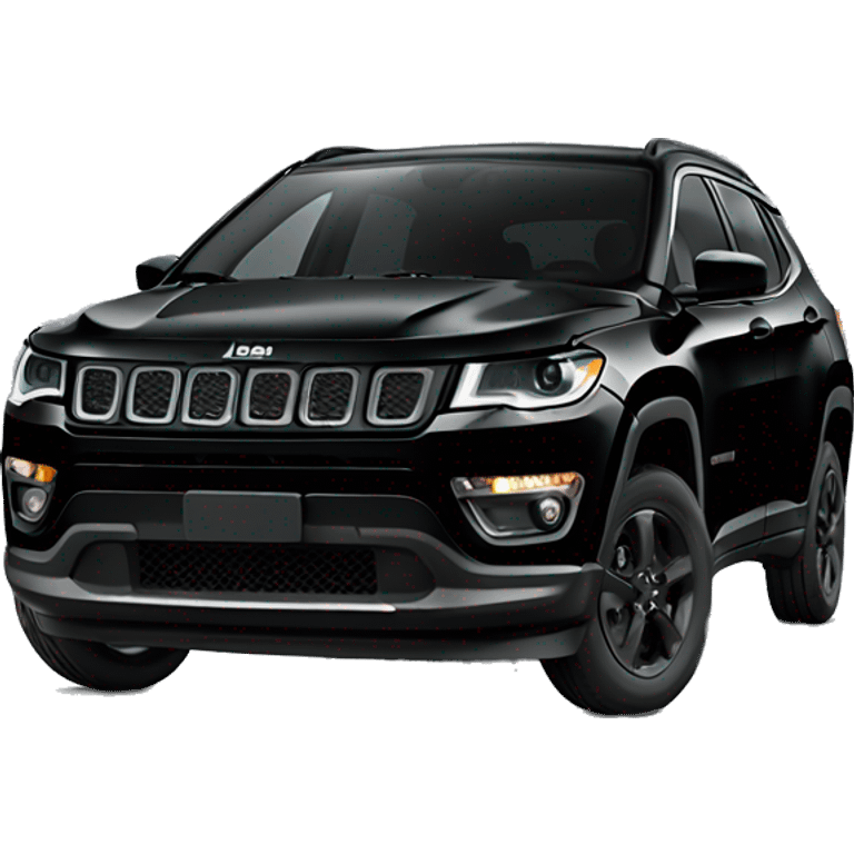 All black jeep compass emoji