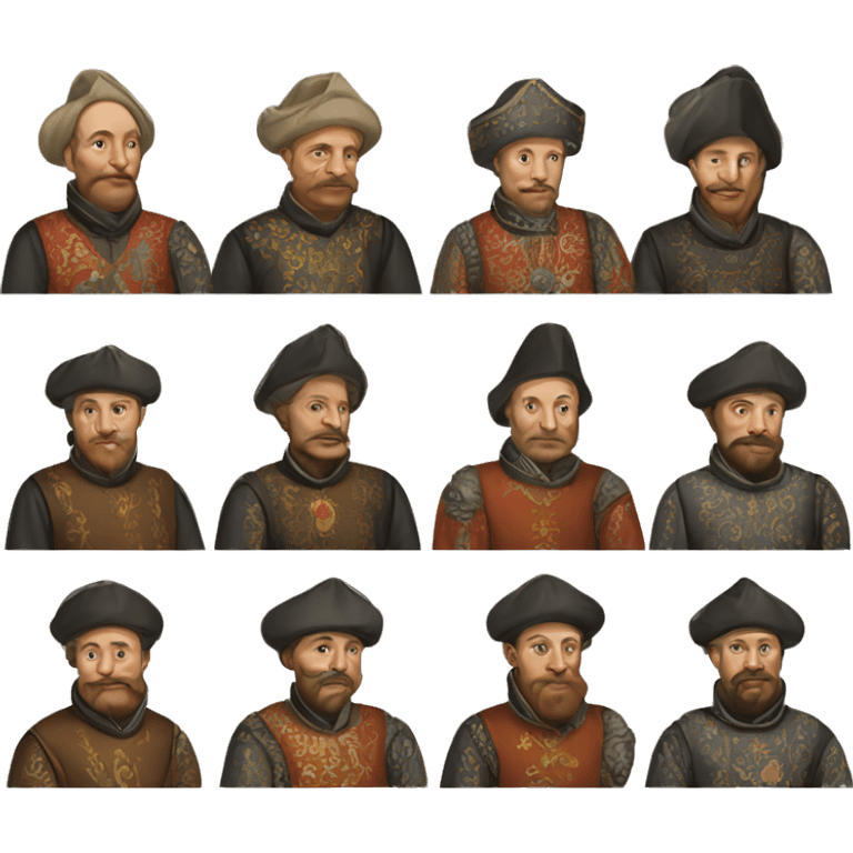 16th century russian men emoji