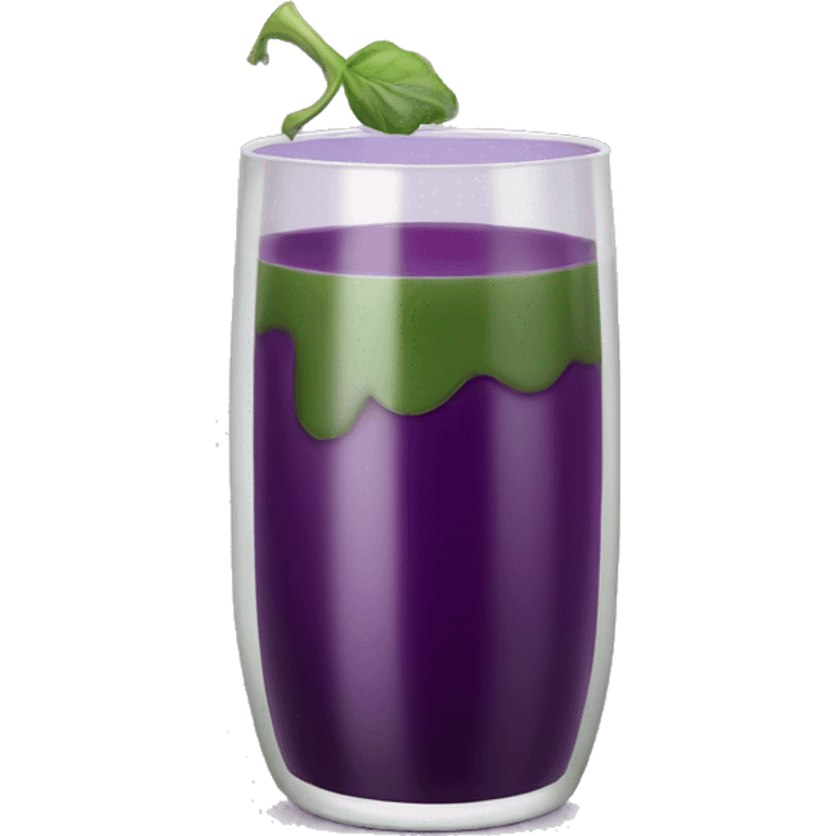 Eggplant juice emoji