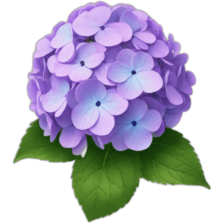 Hydrangeas flower emoji