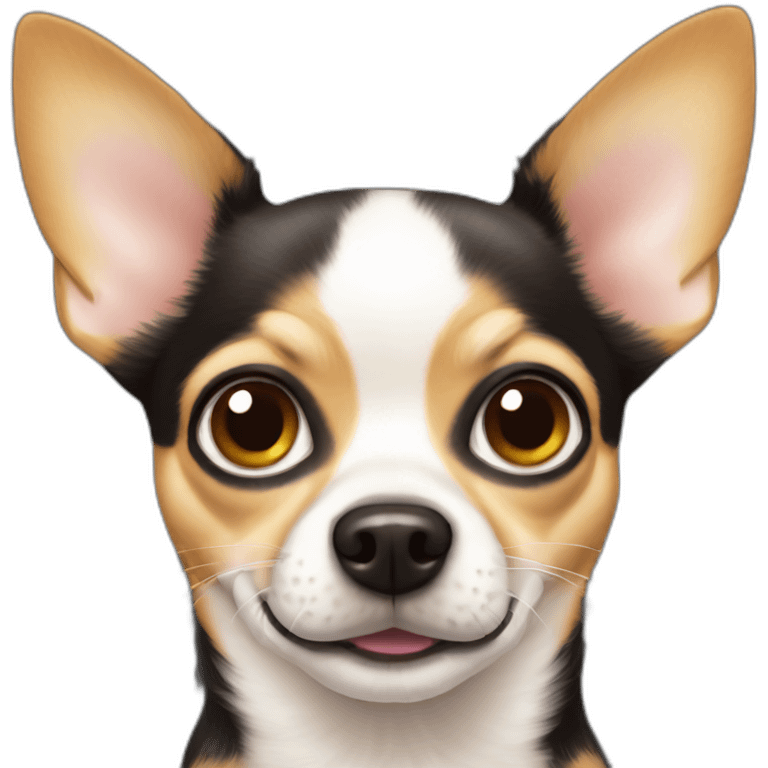 wide eyed chihuahua face emoji