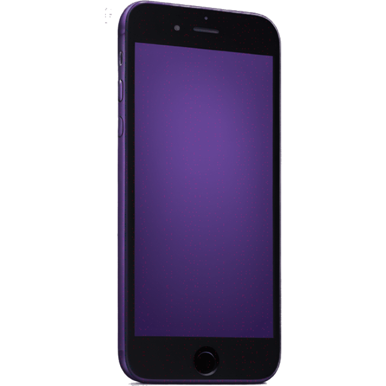 Dark purple iPhone emoji