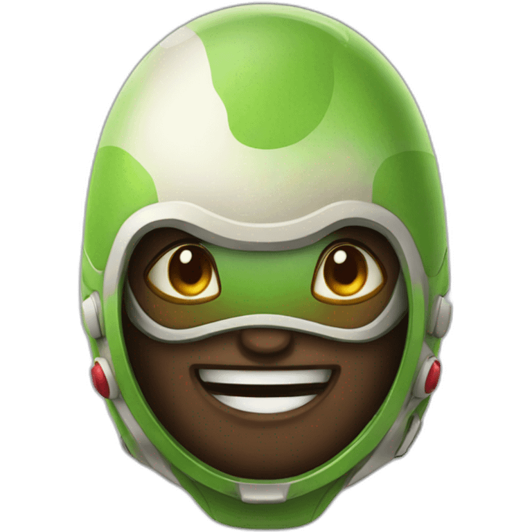 Martian is happy emoji